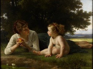 La Tentation, 1880 - William Adolphe Bouguereau
